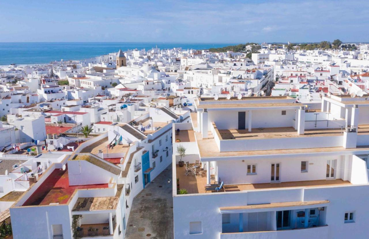 Terraza Trafalgar Apartamento Tipo Penthouse Con Enorme Terraza Y Vistas Al Mar Conil De La Frontera Eksteriør billede